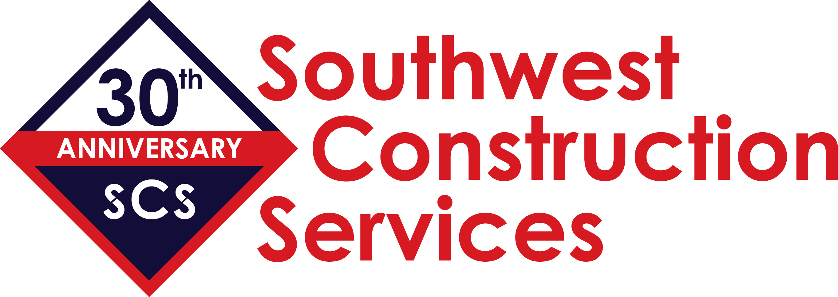 Southwest Construction Services 30 year logo